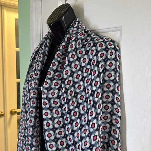 NWT Spartina 449 Print Calhoun Linen Blend Scarf Approximately 76 Inches Long - Picture 2 of 4